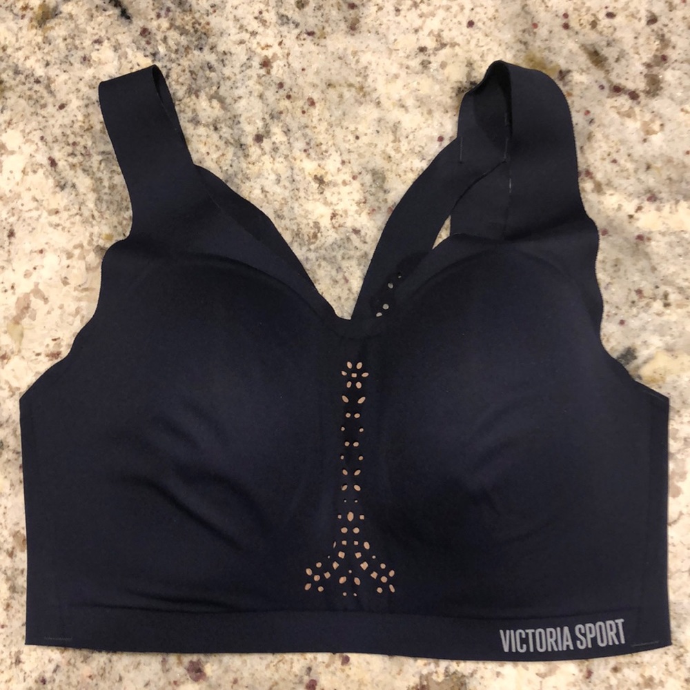 Navy seamless sports bra ANGEL MAX